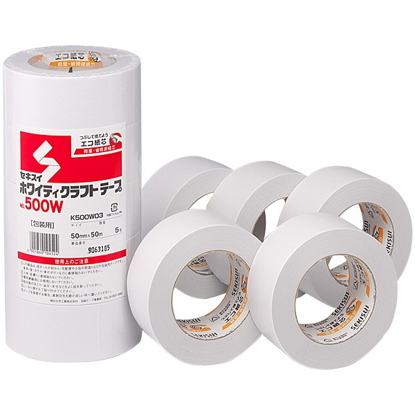�ۥ磻�ƥ�����եȥơ��ס�No.500W���򿧡ˡ�38mm��50m��60����]��4�������ʾ��