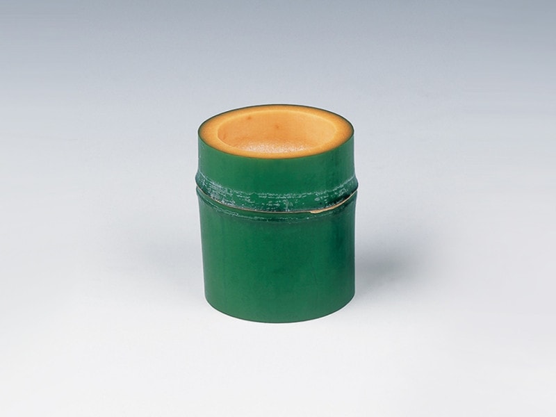 蓋置 淡々斎 茶道具 竹 圓能斎好写 蝸牛竹蓋置 | カタログ・パンフレット 掲載品,夏