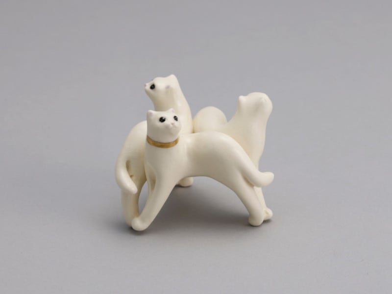 値下げ！茶道具　茶箱一式　兎、カエル、猿、キツネ図　茶箱 茶器/茶道具セット 茶道初心者用/学校茶道/動物】 5点入門者男児