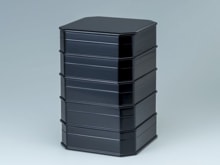 【茶道具】真塗縁高 主菓子　菓子器187 ② 茶道具】真塗縁高 主菓子 菓子器187 ② 工芸品