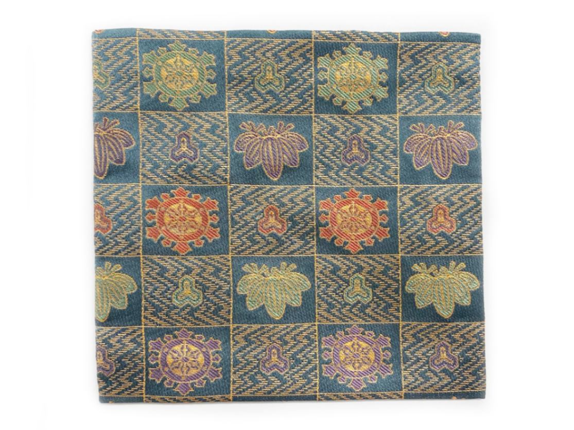 井伊家伝来 茶道用帛紗 雲菱格子龍鳳文