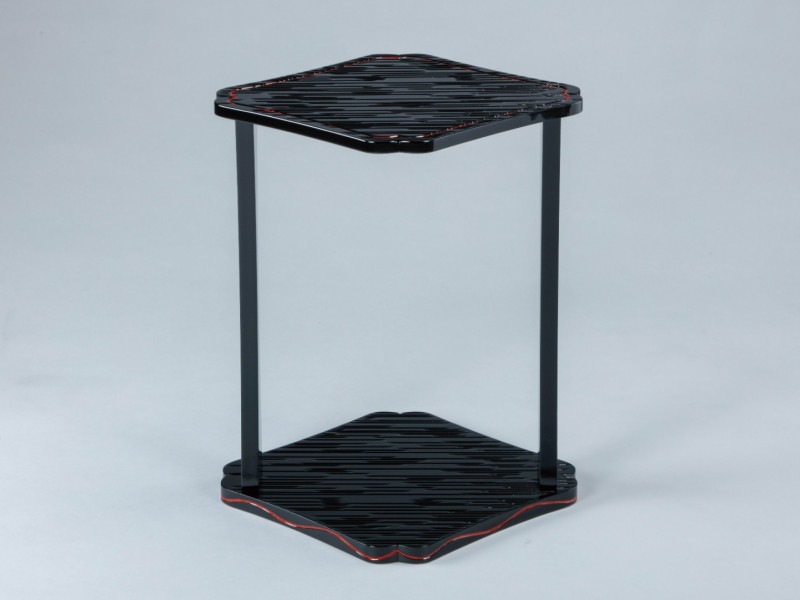 茶道具 糸巻卓 圓能斎好 青漆 裏千家 骨董品 【公式通販】