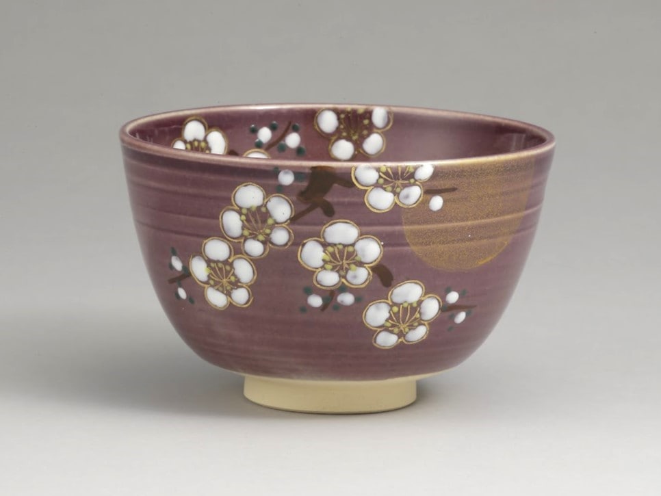 茶道具】椿絵茶碗 洗心印有 A187