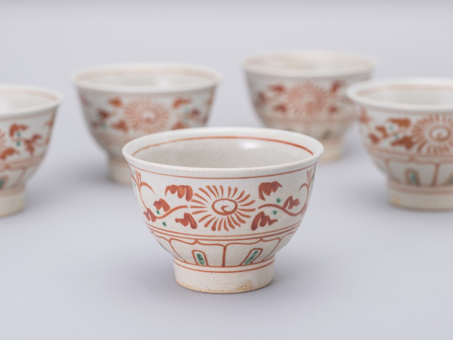 紅安南数茶碗(10客組) | 茶道具,茶碗 | 淡交社 茶道具と茶席のきもの