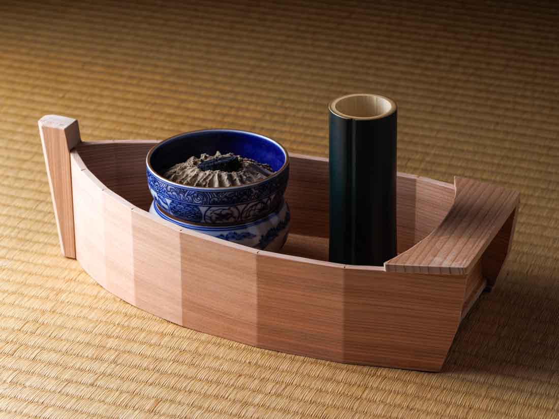 茶道具 煙草盆 莨盆 茶道具 煙草盆 莨盆 桑手付煙草盆 つぼつぼ透かし 壺々 壷々 壺