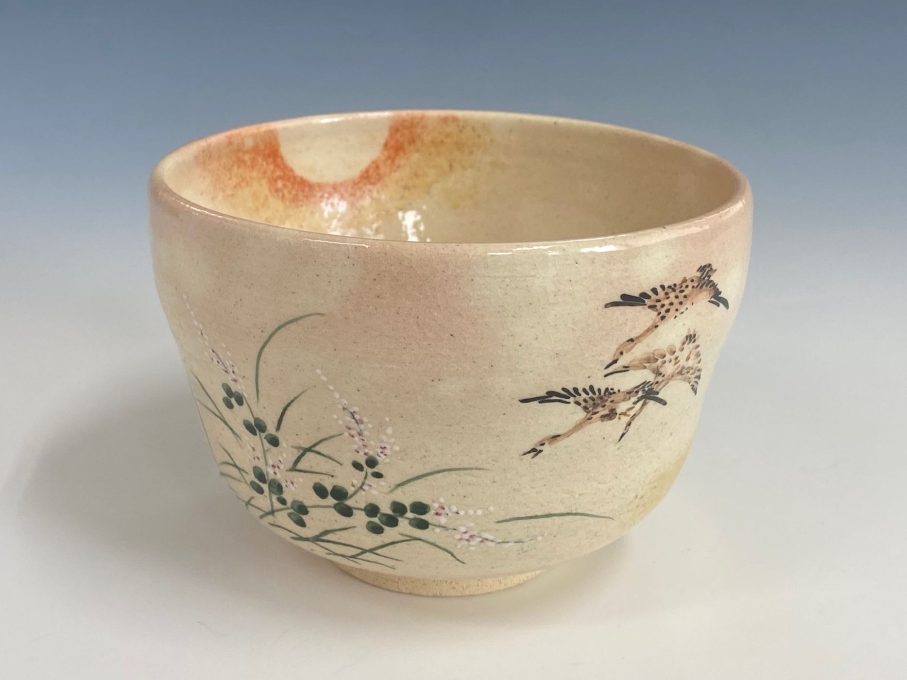 萩に雁絵茶碗 | すべての商品 | 淡交社 茶道具と茶席のきもの