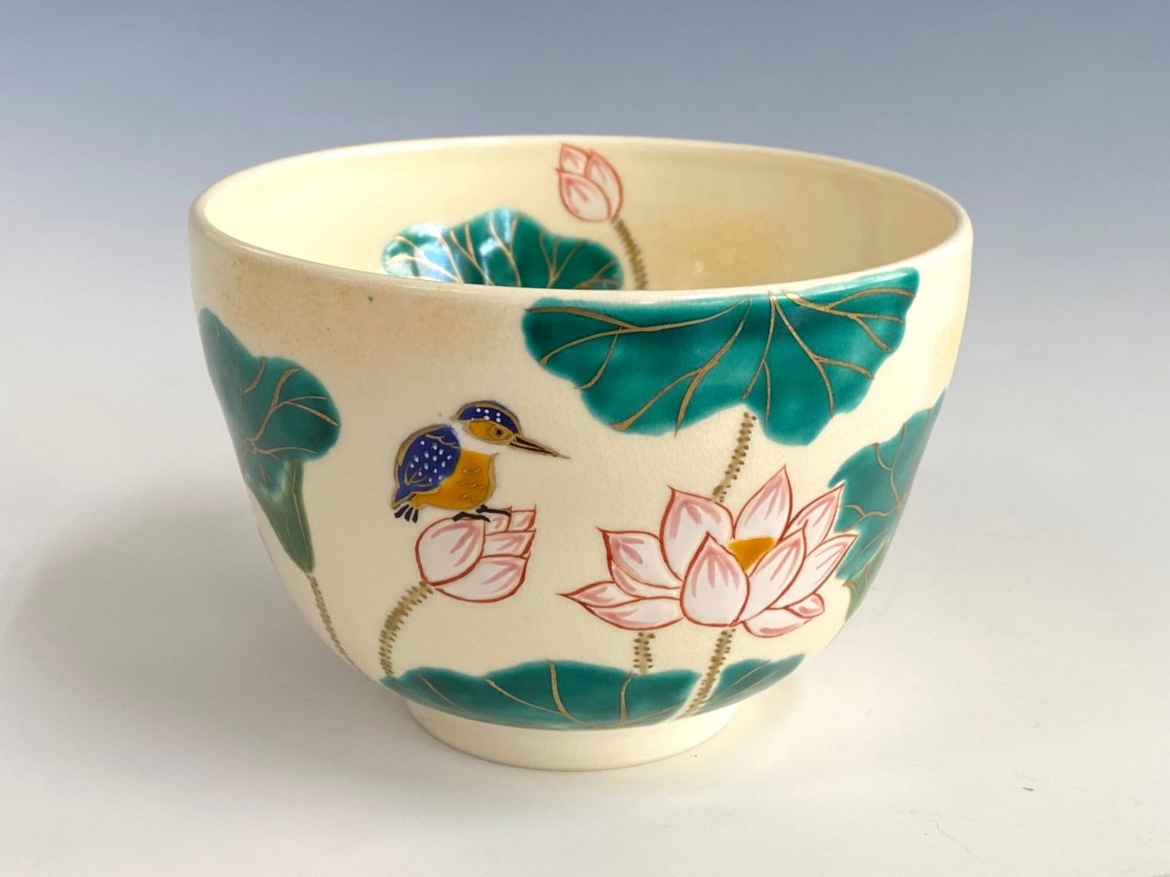 中国古玩 翡翠 玉 茶碗 茶道具 色絵 蓮と翡翠茶碗 | すべての商品 | 淡交社 茶道具と茶席の