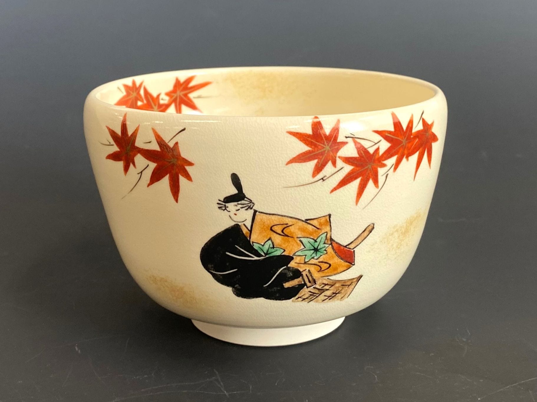 茶道具　野苺絵茶碗 茶道具野苺絵茶碗