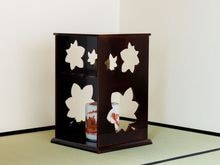 日月棚　組立式　飾り棚お茶道具/共箱 日月棚 組立式 飾り棚お茶道具/共箱 オンライン ストアホビー