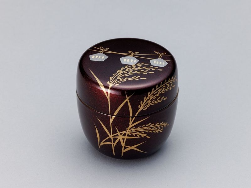 茶道具　鳴子蒔絵　大棗　宗悦　S241NA 茶道具 鳴子蒔絵 大棗 宗悦 S241NA 茶器/茶道具 なつめ（お薄器）】 長