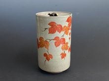 茶事　壺　水指し、　特注品 茶道具 水指 水差し 御本手 片口 彫模様 高橋介炎作 : 茶道具