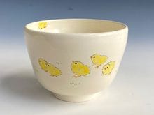 茶道用茶碗 白色釉薬 白釉蓮葉茶碗 文化遺産オンライン