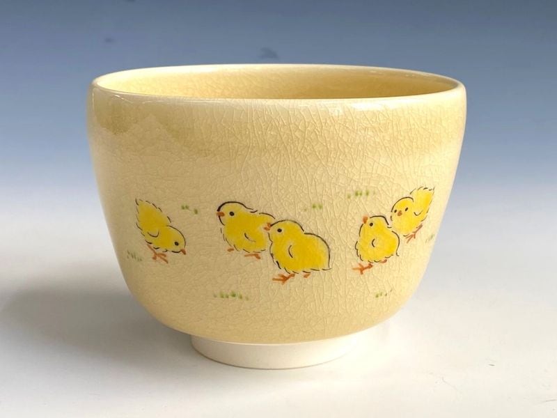 ひよこ絵茶碗（黄） | すべての商品 | 淡交社 茶道具と茶席のきもの