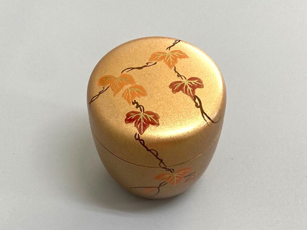 梨子地 蔦蒔絵中棗（内梨子地） | すべての商品 | 淡交社 茶道具と茶席