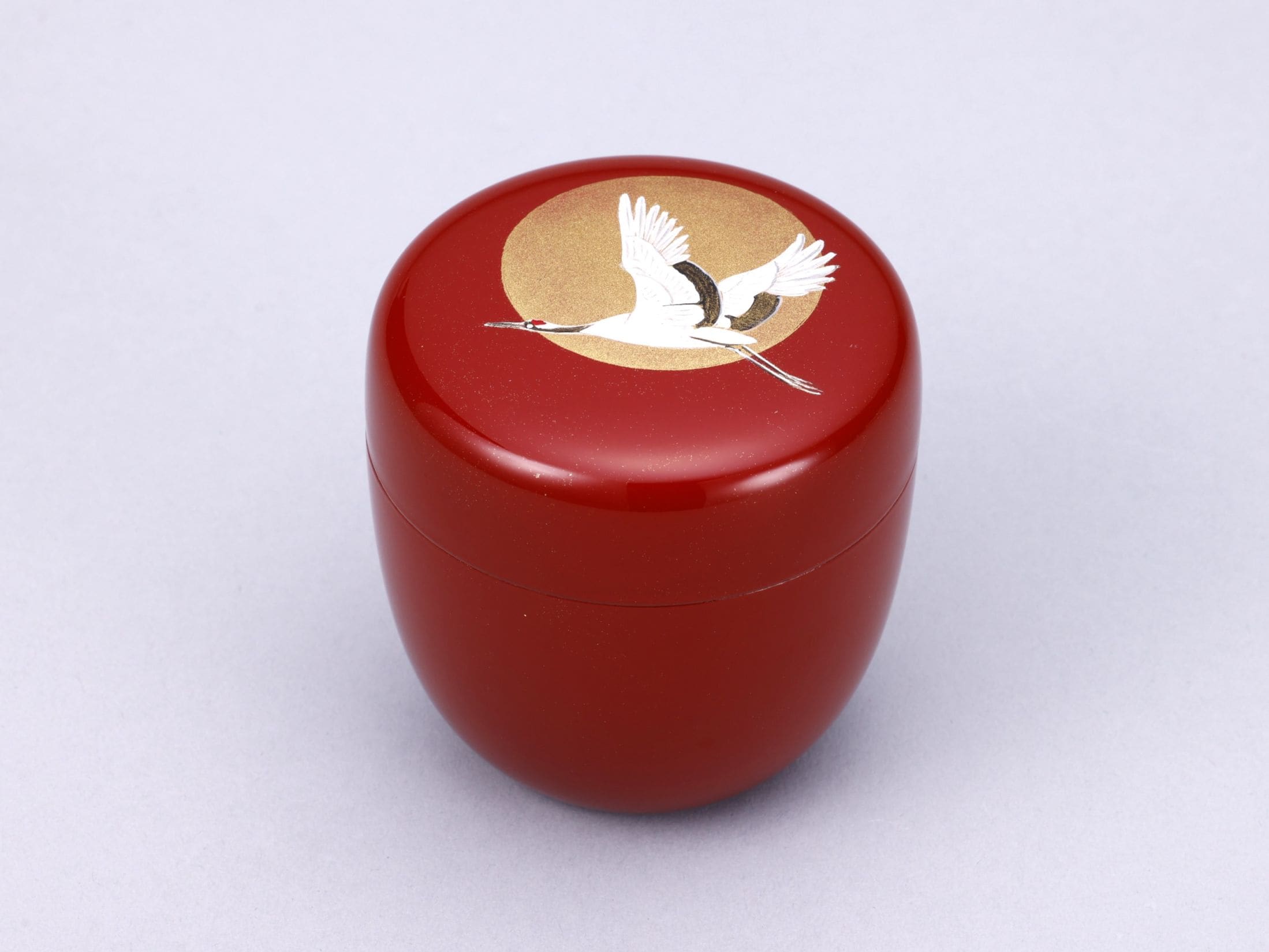 樹脂製 日の出鶴中棗 | すべての商品 | 淡交社 茶道具と茶席のきもの