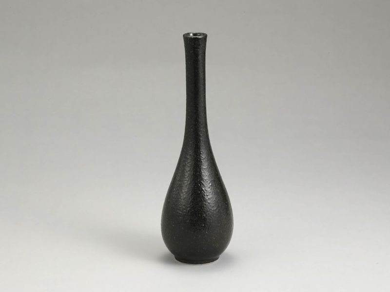 古瀬戸花入 瀬戸焼 古瀬戸染付 巌手製 荒波文 花瓶 M R7275F - メルカリ