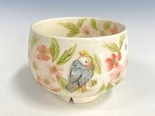 究極の美◼️蔵から美しい竹と菊とアヤメが描かれた抹茶茶碗が出て来ました。茶道具 究極の美◼️蔵から美しい竹と菊とアヤメが描かれた