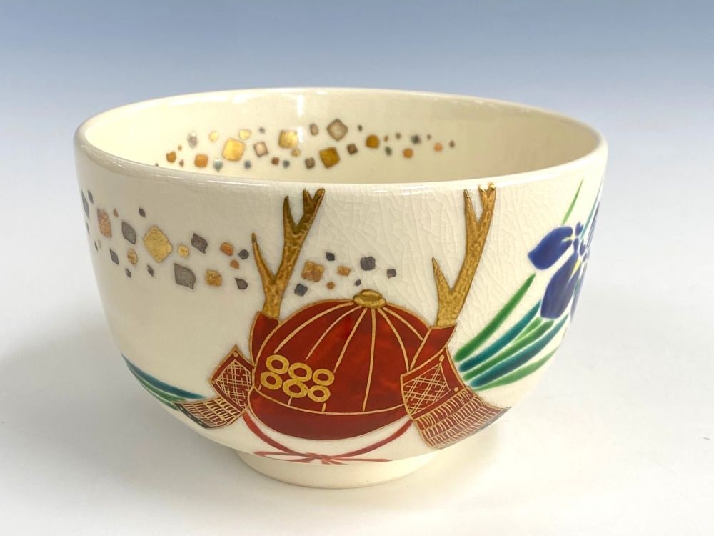 兜にあやめ茶碗 | すべての商品 | 淡交社 茶道具と茶席のきもの