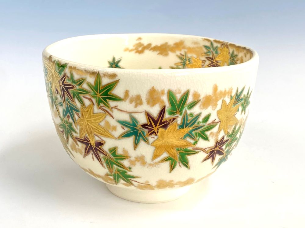 茶道具 期間限定特価 青楓絵平茶碗(菊渓)美品 青楓茶碗 | 茶道具
