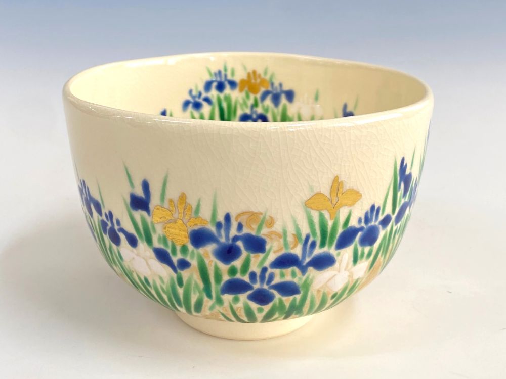 あやめ流水茶碗 | 茶道具 | 淡交社 茶道具と茶席のきものオンライン