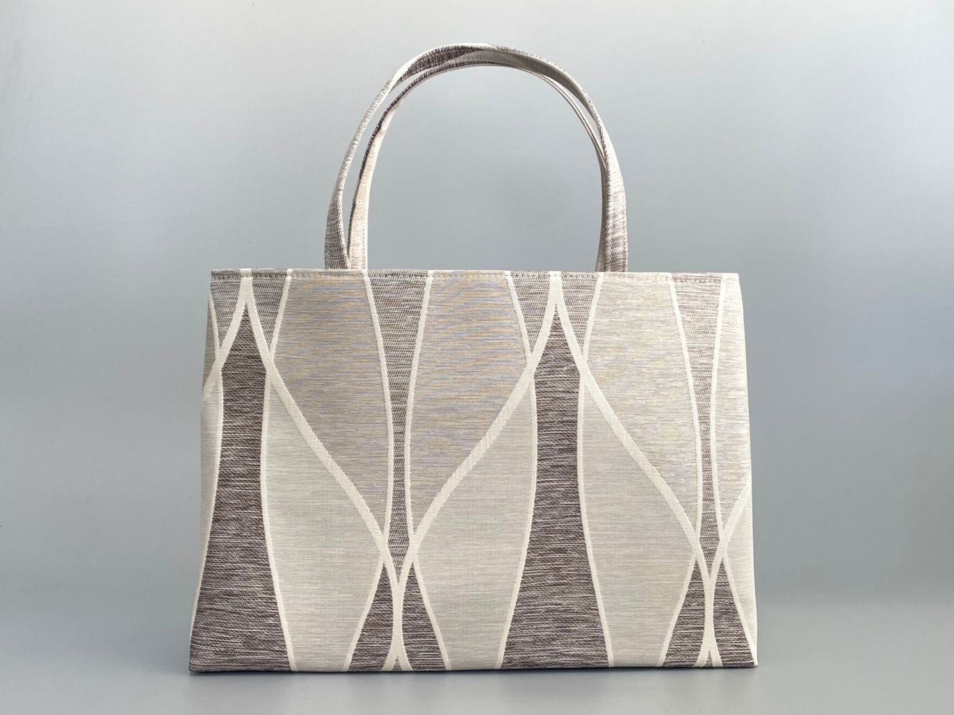 モダンシック和装用バッグ ‼️】花柄 チェック グレー系 楽天市場