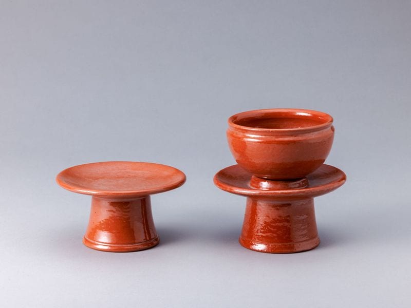 赤楽 供茶セット | カタログ・パンフレット 掲載品 | 淡交社 茶道具と