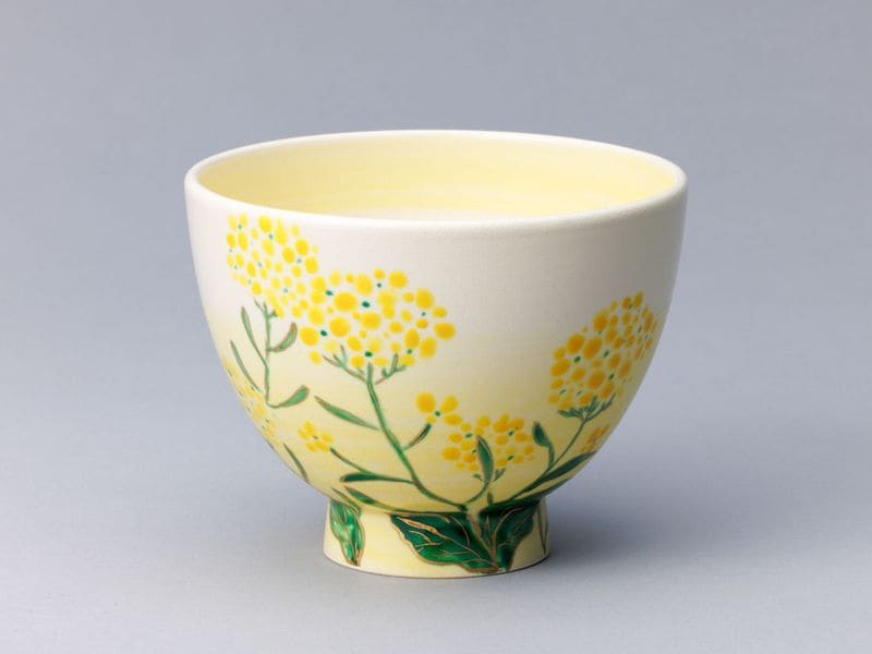菜の花絵茶碗 | カタログ・パンフレット 掲載品,春カタログ(No.226初花
