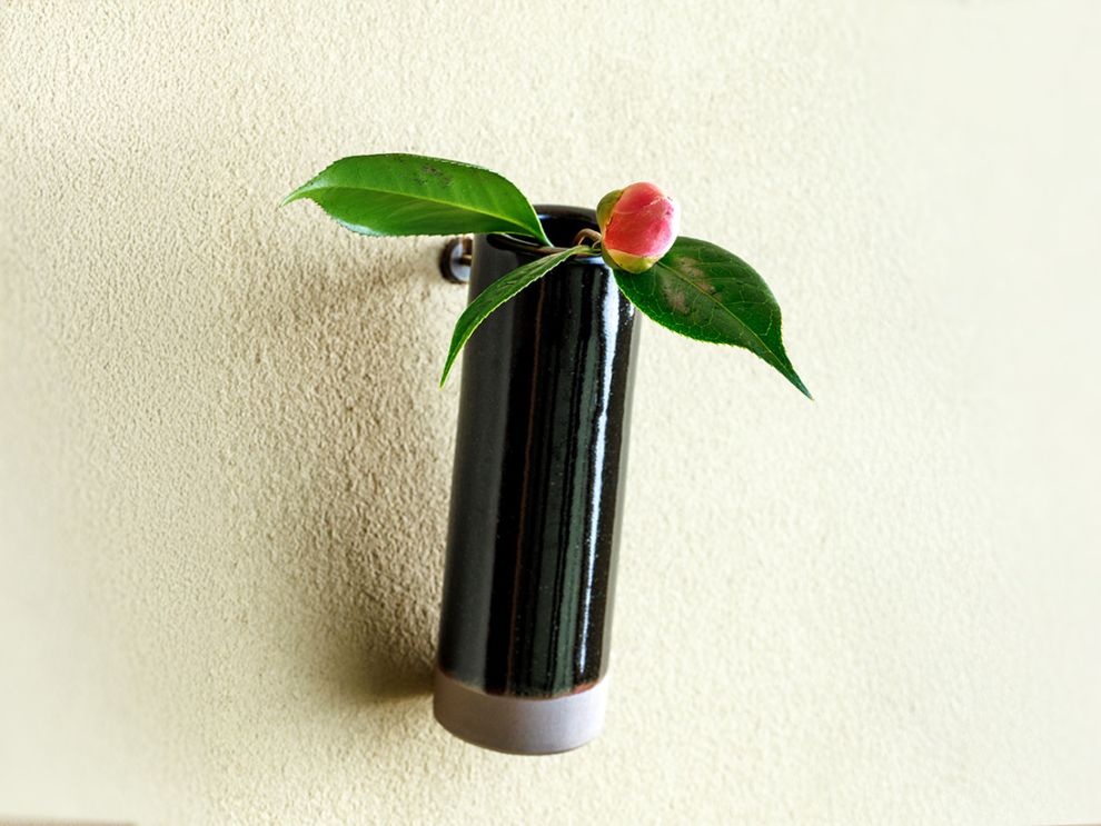 黒薩摩 掛花入 | カタログ・パンフレット 掲載品,春カタログ(No.226初
