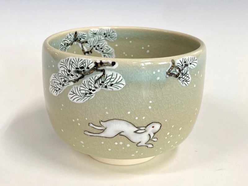 雪松に兎絵茶碗 | すべての商品 | 淡交社 茶道具と茶席のきもの
