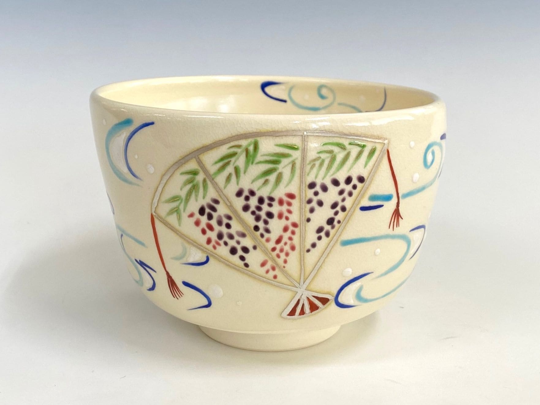 檜扇絵茶碗 | すべての商品 | 淡交社 茶道具と茶席のきものオンライン