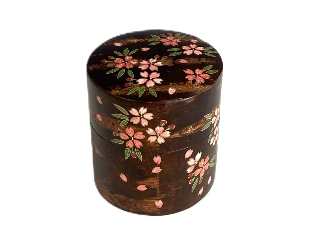 桜木地 桜蒔絵中次 | すべての商品 | 淡交社 茶道具と茶席のきもの
