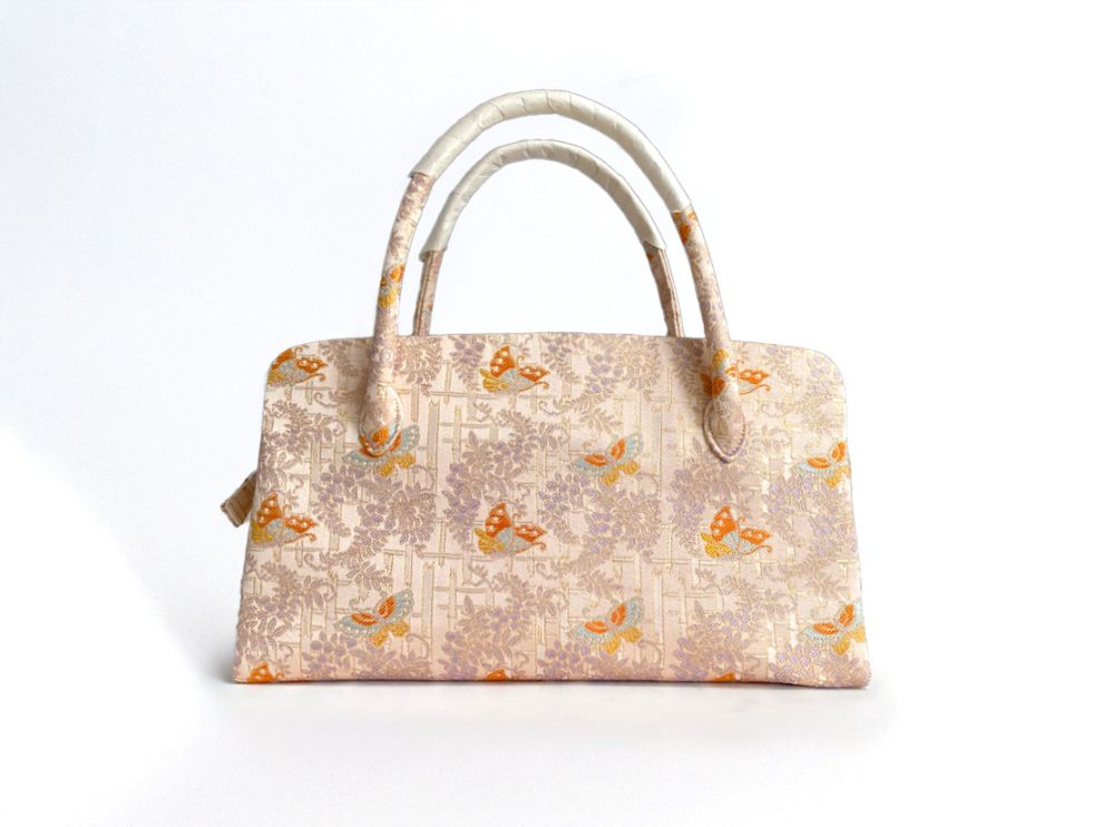 和装バッグ「藤棚に蝶文様」 | 和装,和装バッグ | 淡交社 茶道具と茶席
