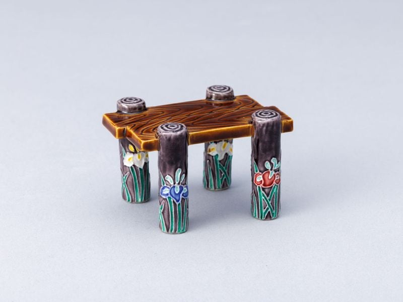 全商品一覧 | 京焼窯元 橋本城岳 京焼 橋本城岳 黄交趾 五徳 蓋置 茶道具