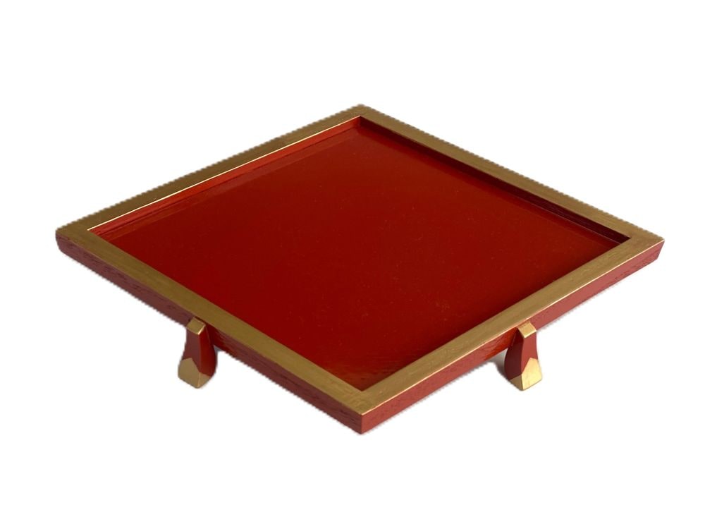 搔合 朱塗 脚付菱盆 | すべての商品 | 淡交社 茶道具と茶席のきもの