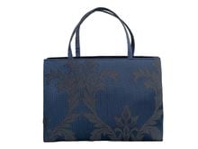 葵バッグ ネイビーにアラベスク | 和装,和装バッグ | 淡交社 茶道具と