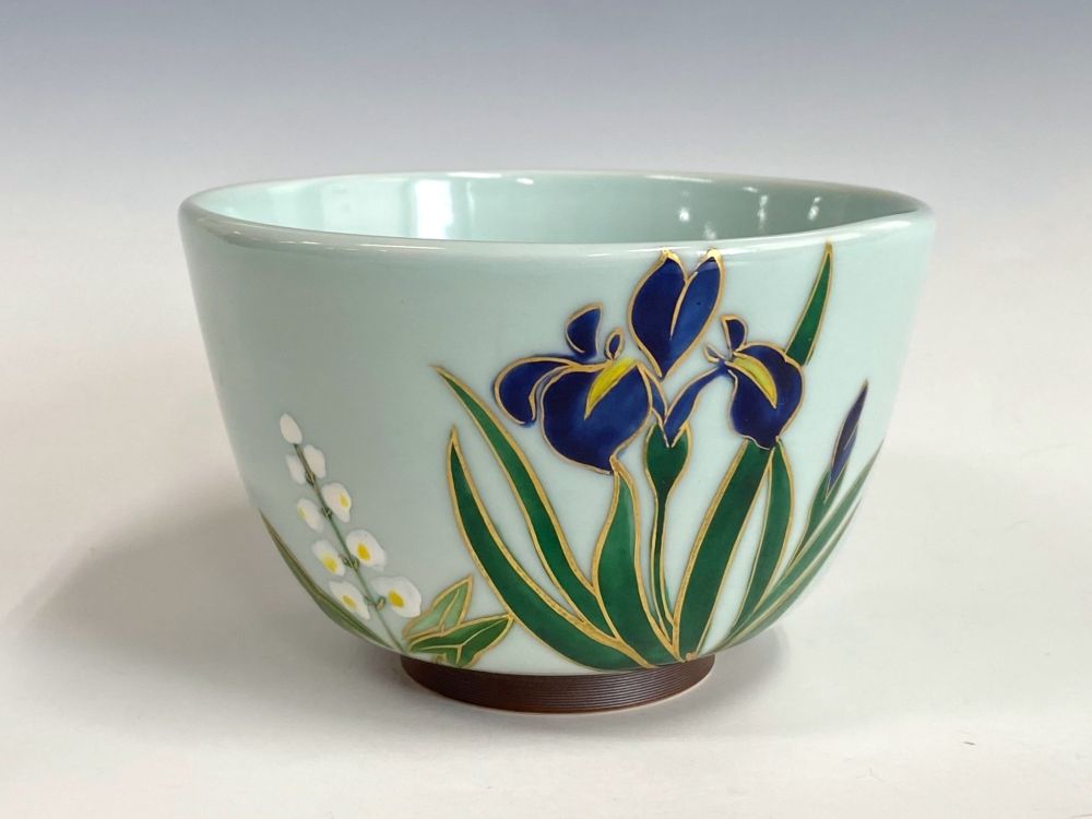 青磁 菖蒲茶碗 | すべての商品 | 淡交社 茶道具と茶席のきもの