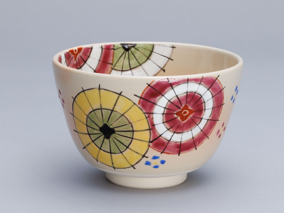 番傘絵茶碗 | 夏カタログ(No.326山水) | 淡交社 茶道具と茶席のきもの