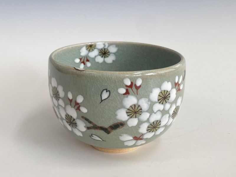 青磁 さくら絵茶碗＜セール＞ | すべての商品 | 淡交社 茶道具と茶席の