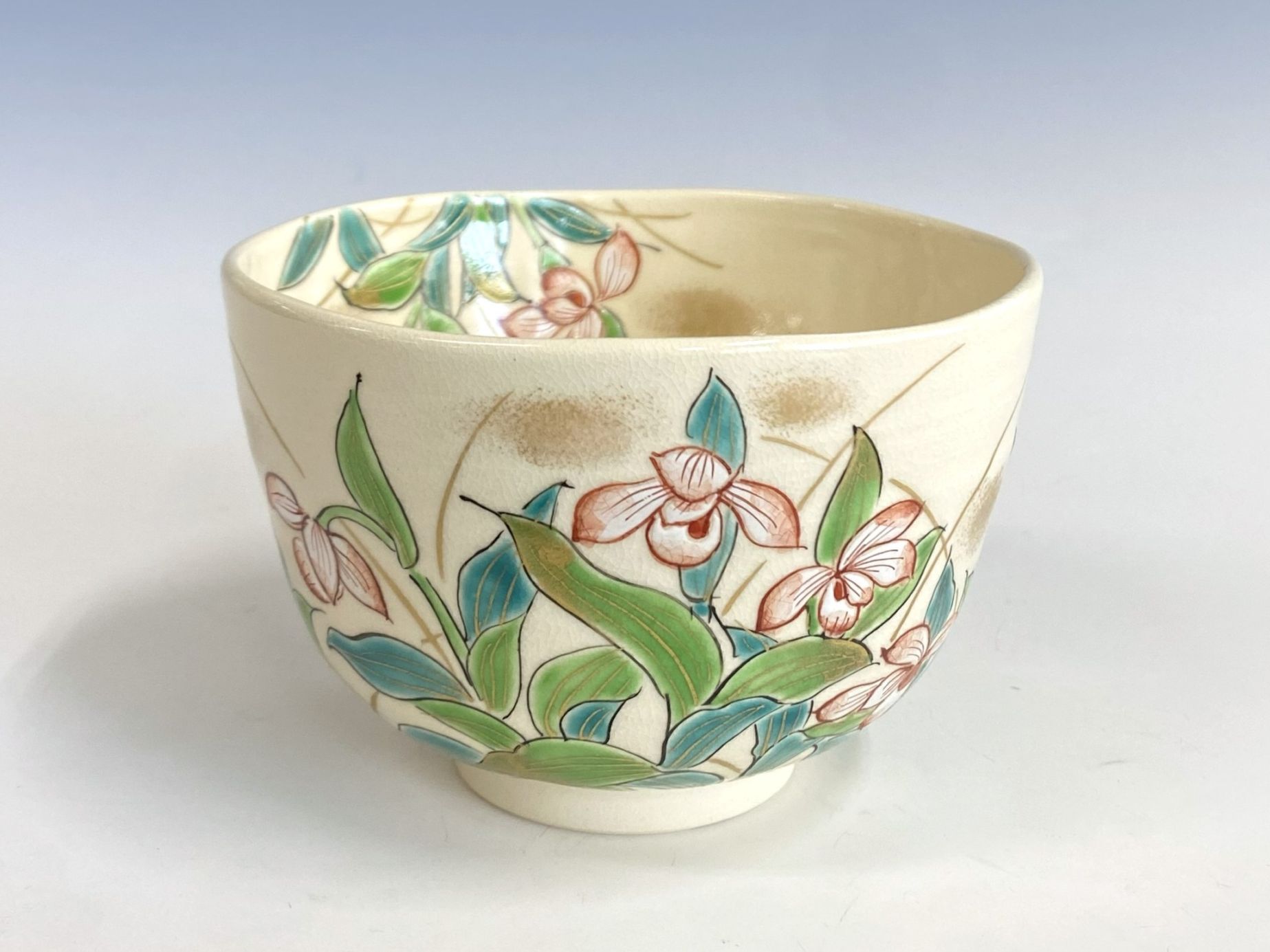 仁清 敦盛草茶碗 | オンラインショップ限定,茶道具 | 淡交社 茶道具と
