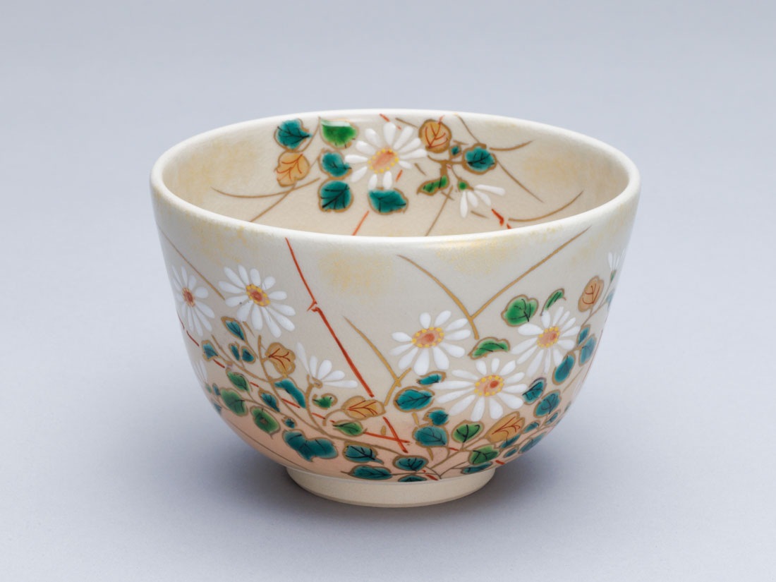 小菊絵茶碗 | カタログ・パンフレット 掲載品,夏カタログ(No.326山水