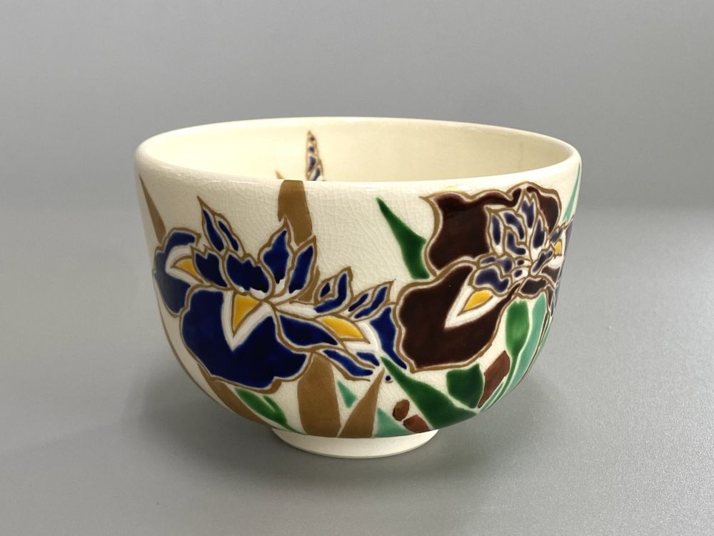 色絵 八ツ橋茶碗＜セール＞ | オンラインショップ限定,茶道具 | 淡交社