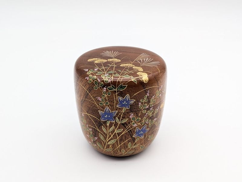 欅拭漆 秋草絵中棗 | すべての商品 | 淡交社 茶道具と茶席のきもの