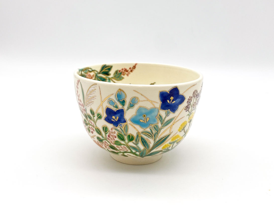 秋草絵茶碗 今岡 都作 | すべての商品 | 淡交社 茶道具と茶席のきもの