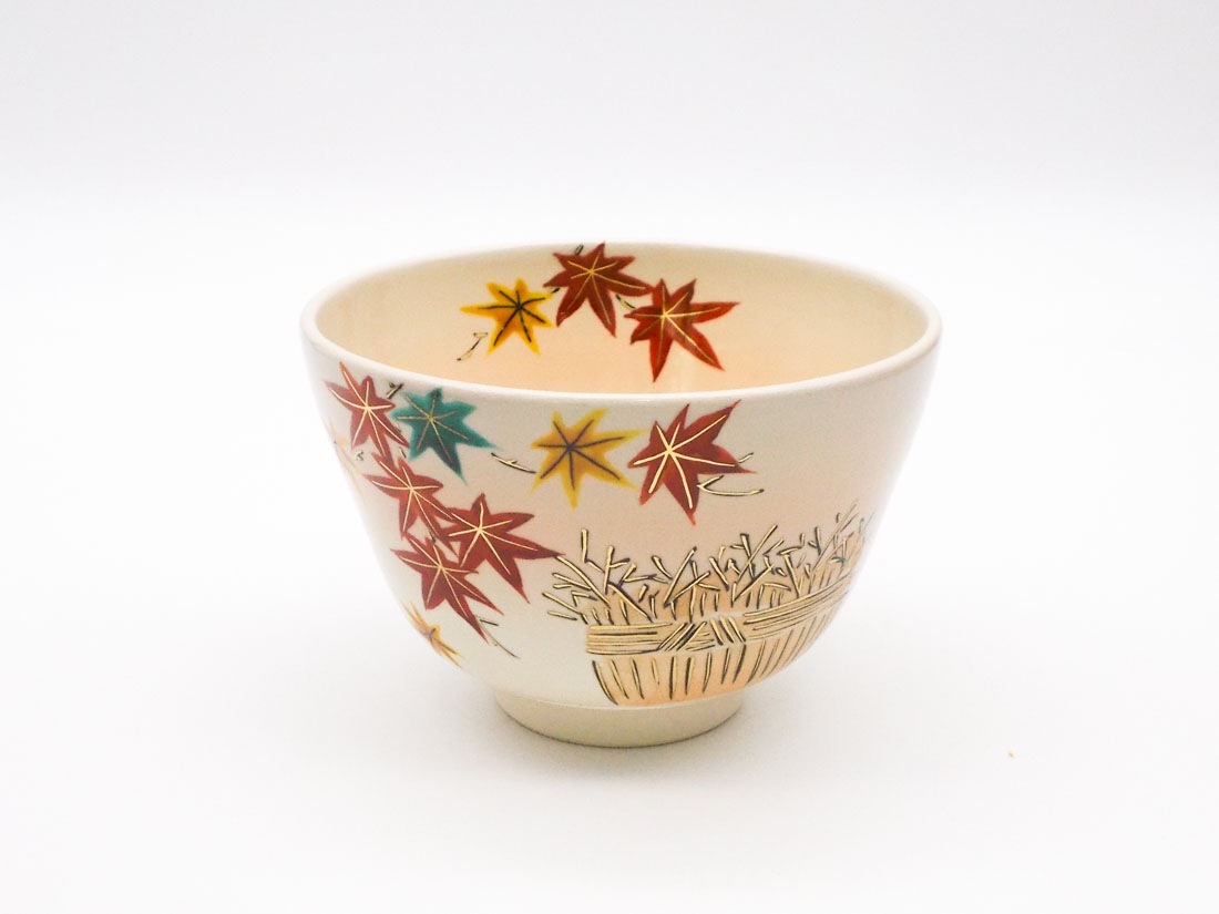 紅葉に稲束絵茶碗〈ろ〉 | すべての商品 | 淡交社 茶道具と茶席の