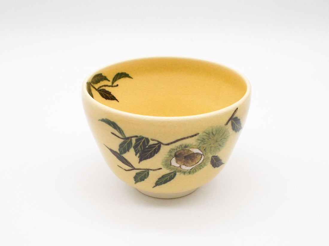 色絵 栗茶碗 | すべての商品 | 淡交社 茶道具と茶席のきものオンライン