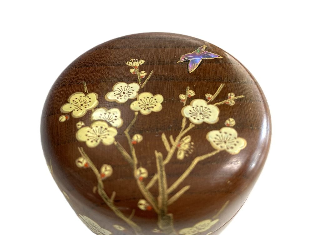 欅拭漆 梅に鶯蒔絵中棗 | すべての商品 | 淡交社 茶道具と茶席のきもの