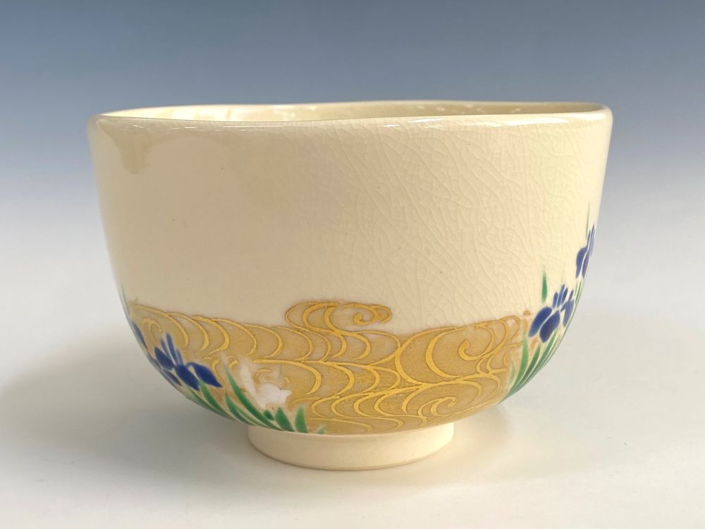 あやめ流水茶碗 | 茶道具 | 淡交社 茶道具と茶席のきものオンライン