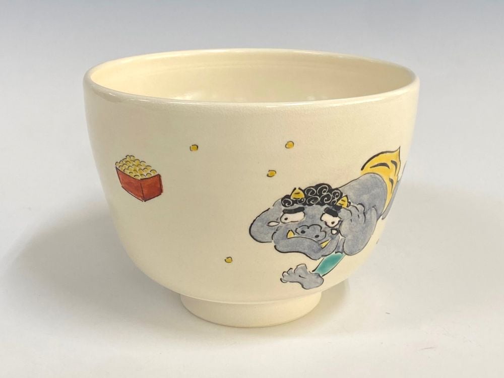 鬼は外福は内絵茶碗 | 特選作家（50音順）,八木海峰 | 淡交社 茶道具と