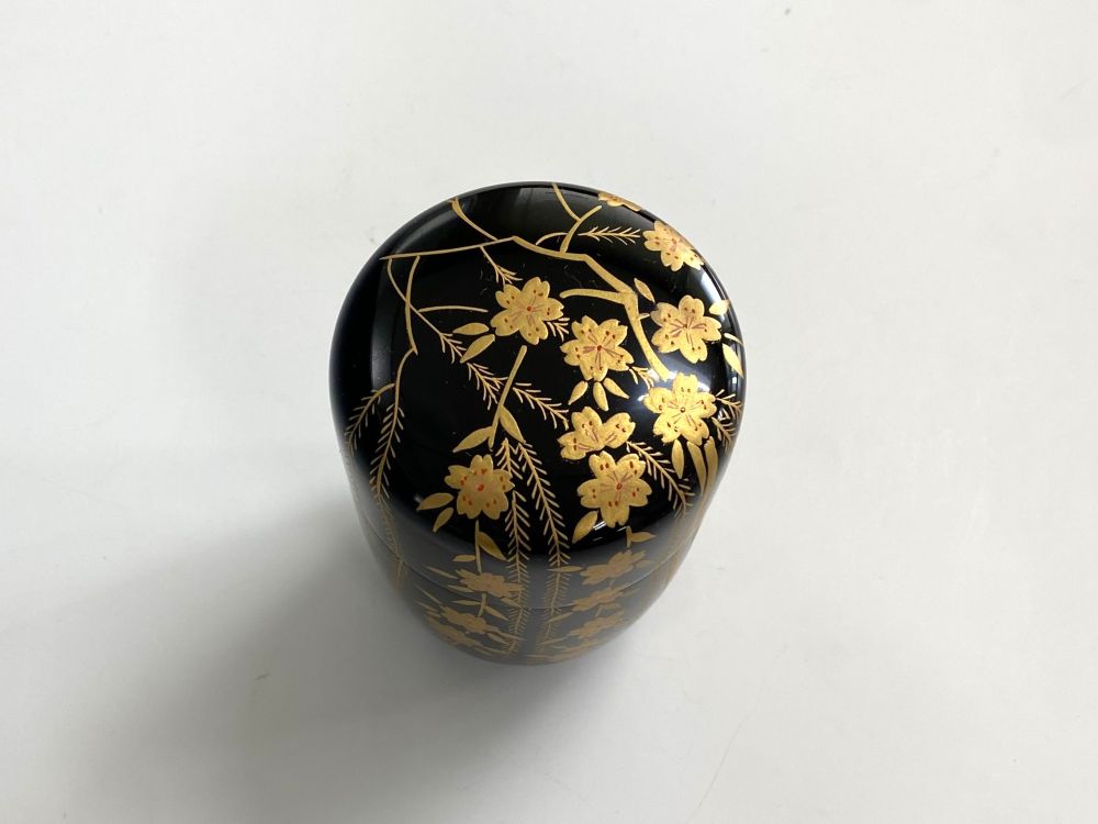 柳桜蒔絵長棗 | 茶道具,茶器 （棗・茶入） | 淡交社 茶道具と茶席の