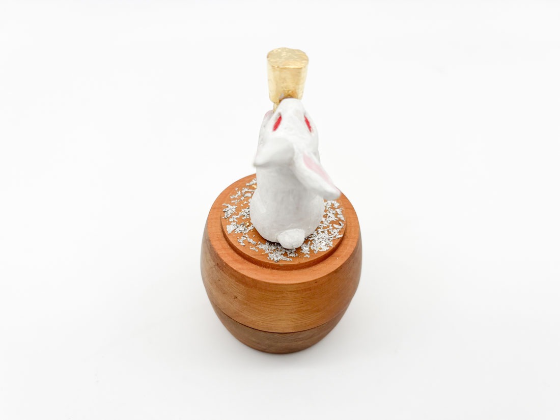 木彫香合「月にて。」 | 茶道具 | 淡交社 茶道具と茶席のきもの